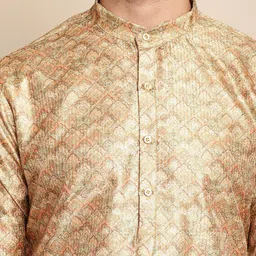 Anouk Ethnic Motifs Woven Design Regular Kurta with Churidar image 2