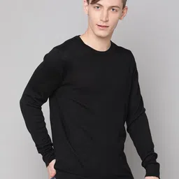 LINDBERGH Men Black Solid Pullover image 2