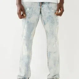 True Religion Men  Super T Ricky Straight Fit Blue Mid-Rise Solid Jeans-picture-16