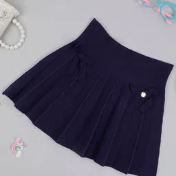 One Friday Girls Flared Knee Length Skirt-image-80