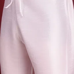 Jompers Mandarin Collar Straight Kurta With Churidar & Nehru Jacket image 3