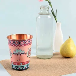 chumbak Boho Cycle 250ml Multicolour Everyday Glass image 1
