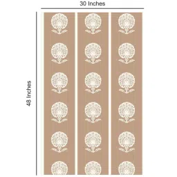 shaakh Turkish Ottoman Flower (48X30In) Self-Adhesive Wallpaper image 2