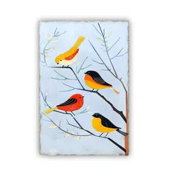 posh n plush Serene Birds Marble Wall Art image 3