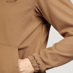 Royal Enfield Men Spread Collar Solid Casual Biker Jacket image 4