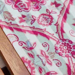 ZEBA Pink & Green Printed Table Runner image 4