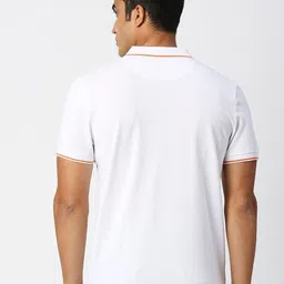Pepe Jeans Men Pure Cotton Polo Collar Regular Fit T-shirt image 4