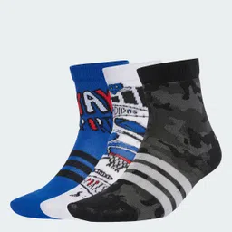 adidas performance Logo 3 Pairs Per Pack Socks Kids image 1