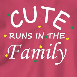 BE AWARA Kids Pink & claret red Typography Printed Applique T-shirt image 3