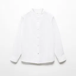 Mango Kids Boys Pure Cotton Opaque Casual Shirt-image-7