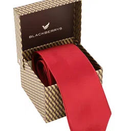 Blackberrys Men Red & Black Broad Tie-picture-28