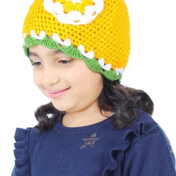 Bharatasya Girls Embroidered Acrylic Beanie-picture-55