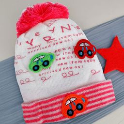 Baby Moo Kids Printed Woollen Beanie-picture-38