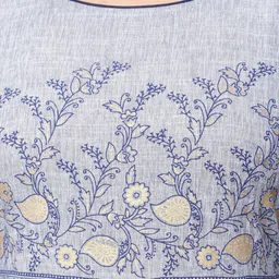 DUMMY SHAPE Ethnic Motifs Printed Bell Sleeves Fit & Flare Ethnic Dress image 2