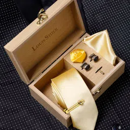 LOUIS STITCH Men Luxury Italian Silk Accessory Set-picture-21