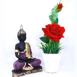 GW CREATIONS Black Figurine Showpiece-picture-34