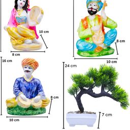 GW CREATIONS Multicoloured Figurine Showpiece-picture-14