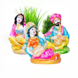 GW CREATIONS Pink & White 5 Pieces Figurine Showpieces-image-21