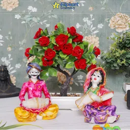 GW CREATIONS Multicoloured Figurine Showpiece-picture-23