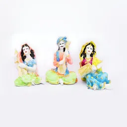 GW CREATIONS Green & White Small Figurine Showpiece-image-27