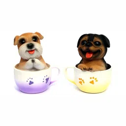 GW CREATIONS Multicoloured Figurine Showpiece image 2