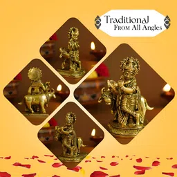 Ekhasa Gold-Toned Religious Idol Showpiece image 4