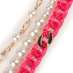 ODETTE Gold-Plated Beaded Layered Necklace image 2