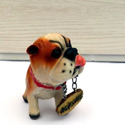 GW CREATIONS Brown & White Birds & Animals Showpiece image 3