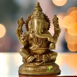 Aakrati Yellow Religious Idol Showpiece-picture-26