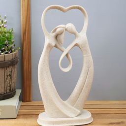Aura White Strong Courtship of Love Figurine Showpiece-image-36