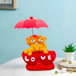 CraftVatika Red and Orange Small Figurine Showpiece-picture-18