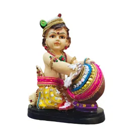 Mariner's Creation Beige & Pink Krishna Showpieces image 3