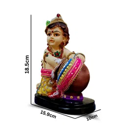 Mariner's Creation Beige & Pink Krishna Showpieces image 5