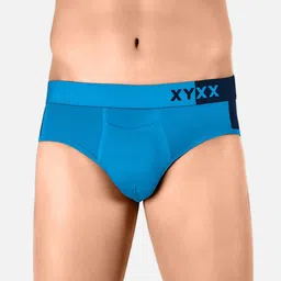 XYXX Men Pack Of 2 Colourblocked Ultra-Soft Antimicrobial Basic Briefs XYBRF2PCKN161 image 2