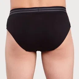 Zoiro Men Pack Of 2 Bio-Wash & Silicon Finish Basic Briefs image 2