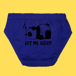 NUSYL Boys Pack Of 4 Printed Anti Bacterial Cotton Basic Brief image 3