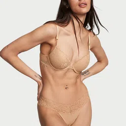 Victoria's Secret Low-Rise Self-Design Lace-Waist Thongs Briefs-picture-30