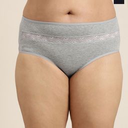 Sztori Plus Size Pack Of 2 Laced Hipster Briefs-picture-36