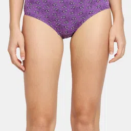 RedRose Women Pack Of 3 Printed Cotton Hipster Briefs image 3