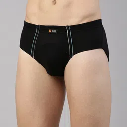 DIXCY SCOTT  Men Pack Of 3 Solid Cotton Briefs image 3