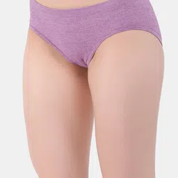 Amour Secret Women Pack Of 3 Striped Mid-Rise Hipster Briefs image 4