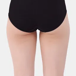 Amour Secret Women Pack Of 3 Striped Mid-Rise Hipster Briefs image 5