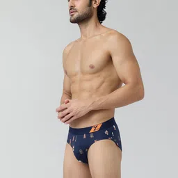 XYXX Men Printed 100% Combed Cotton Splash Briefs image 2