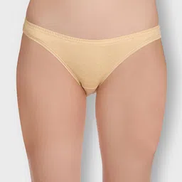 Selfcare Pack of 3 Low Rise Cotton Lycra Solid Panties Bikini Briefs Set - SN2450 image 3