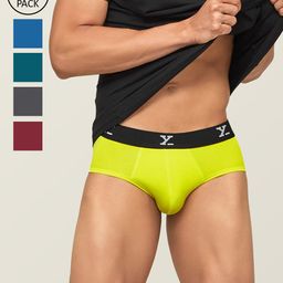 XYXX Men IntelliSoft Antimicrobial Micro Modal Pack of 5 Ace Briefs XYBRF5PCKN198-picture-33