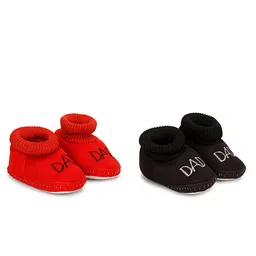 BAESD Infants Pack Of 3 Cotton Booties image 3