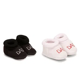BAESD Infants Pack Of 3 Cotton Booties image 4