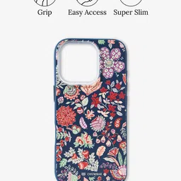 Chumbak Floral Printed iPhone 16 Pro Back Case Mobile Accessories image 5