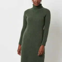 superdry Studios Funnel Neck Knit Dress-picture-34