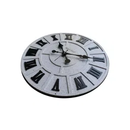 olive tree Confined White & Black Engineered Wood Wall Clock image 5